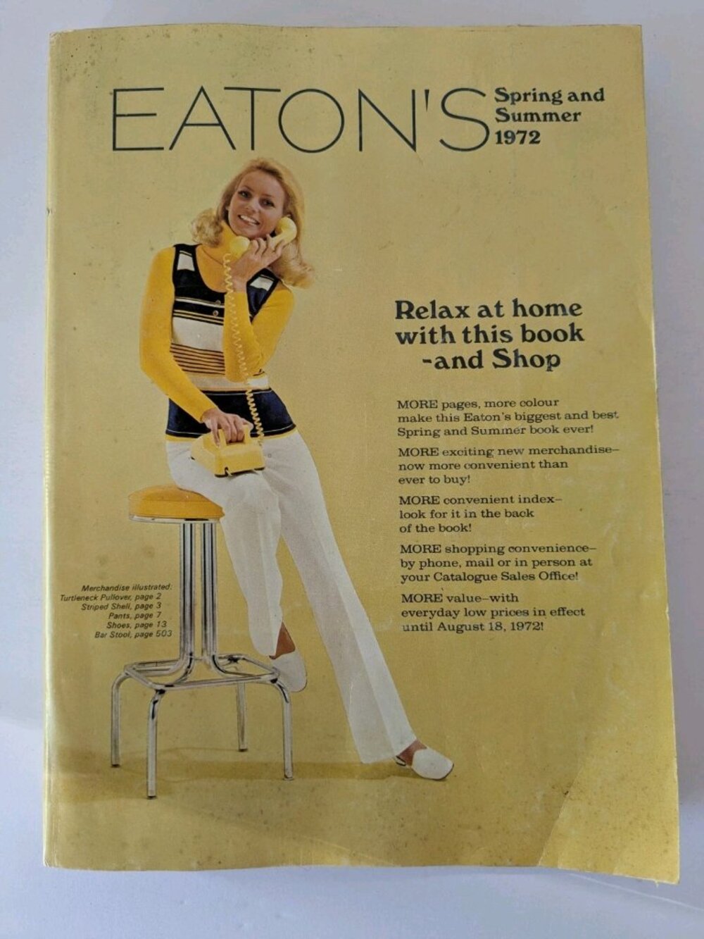 1972 Eaton’s Spring Summer Catalog Canada Vintage Mail Order Retro Fashion